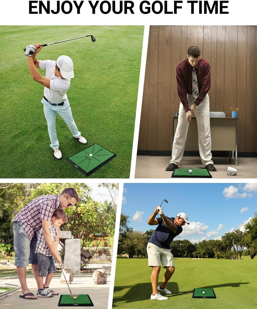 Golf Hitting Mat – Practice Mat with Swing Path Feedback & Impact Detection – In