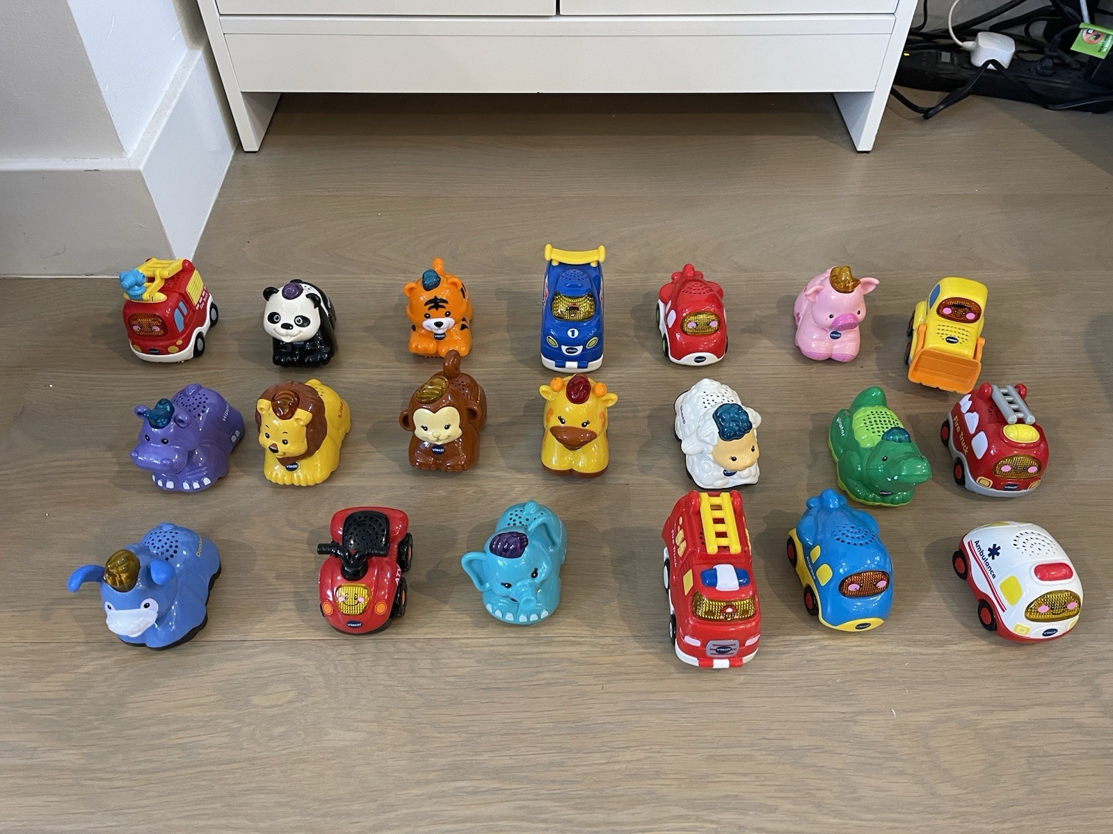 Lot Of 5 Vtech Go Go Smart Wheels Vehicles Animals