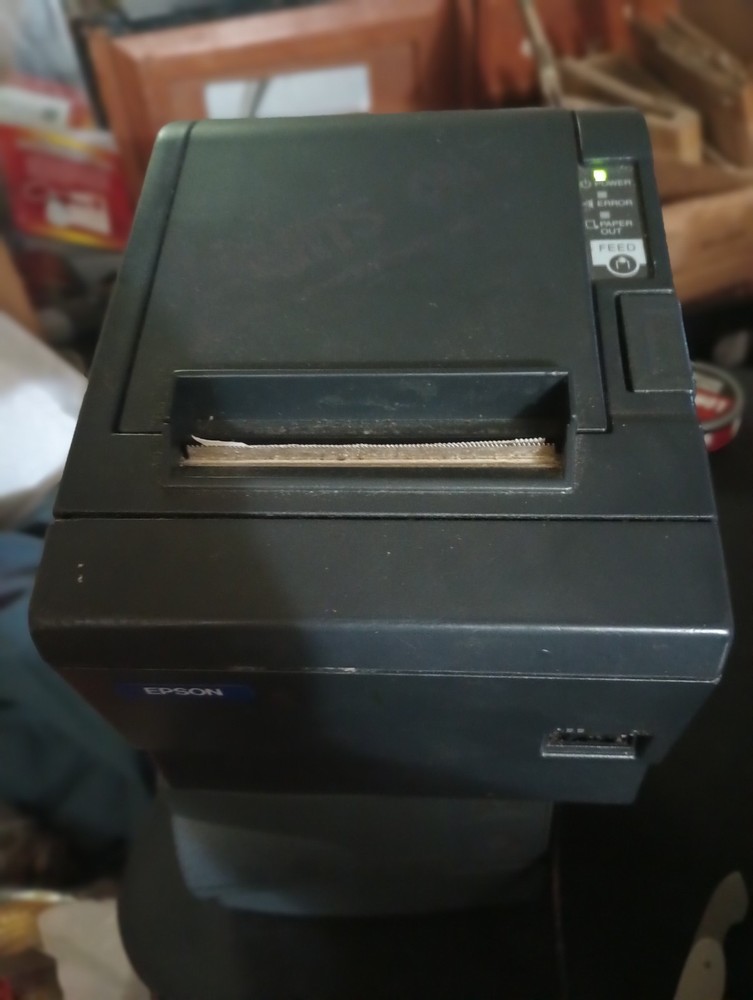 FULLY TESTED Micros Epson TM-T88III POS Compact Thermal Receipt Printer With Pow