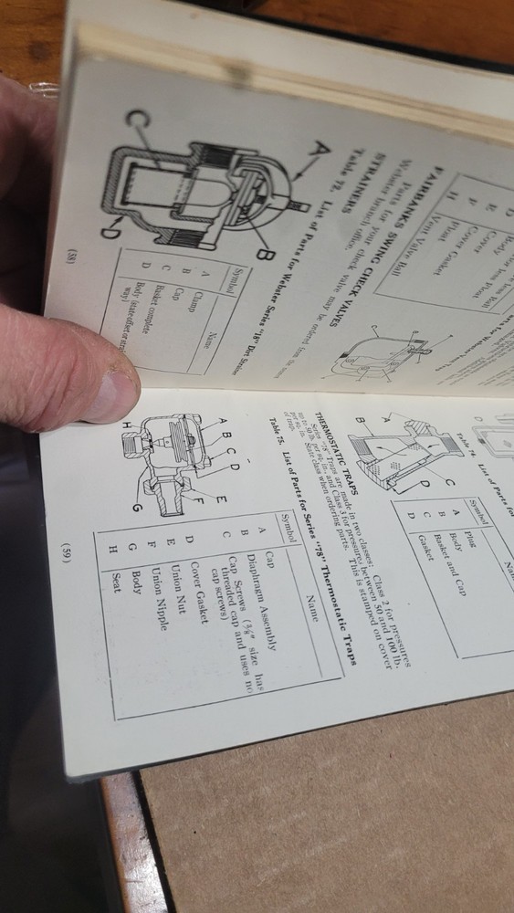 Antique Warren Webster Steam Fitting Catalog