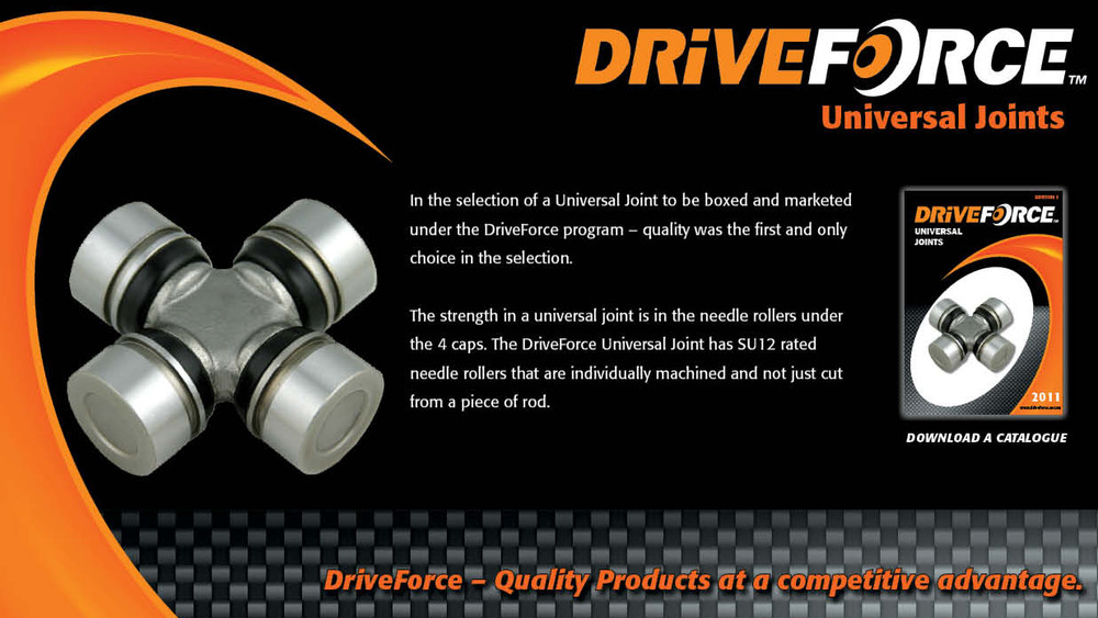 RUJ3007 Universal Joint Driveforce