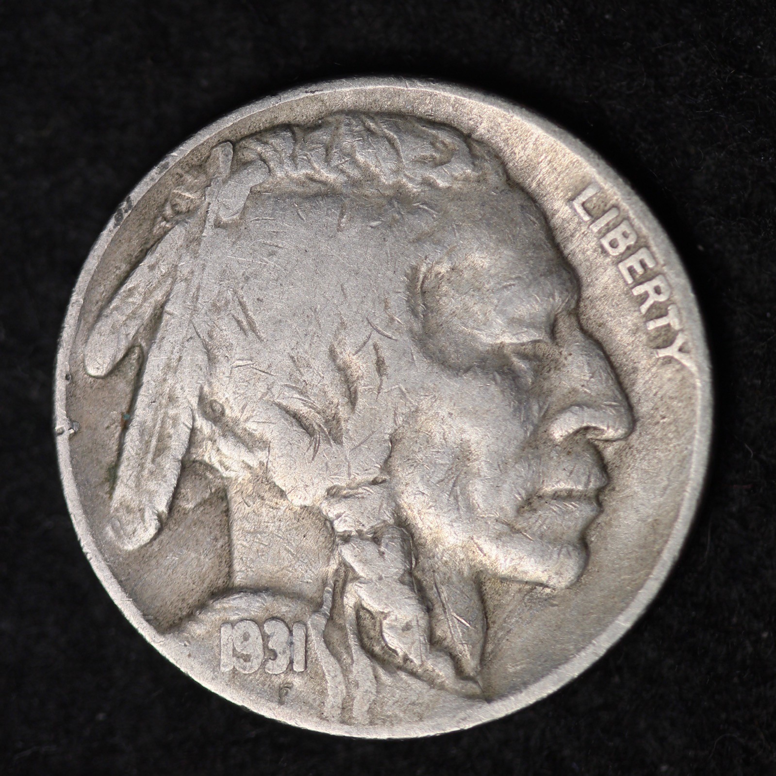 1931-S Buffalo Nickel G / VG  FREE SHIPPING