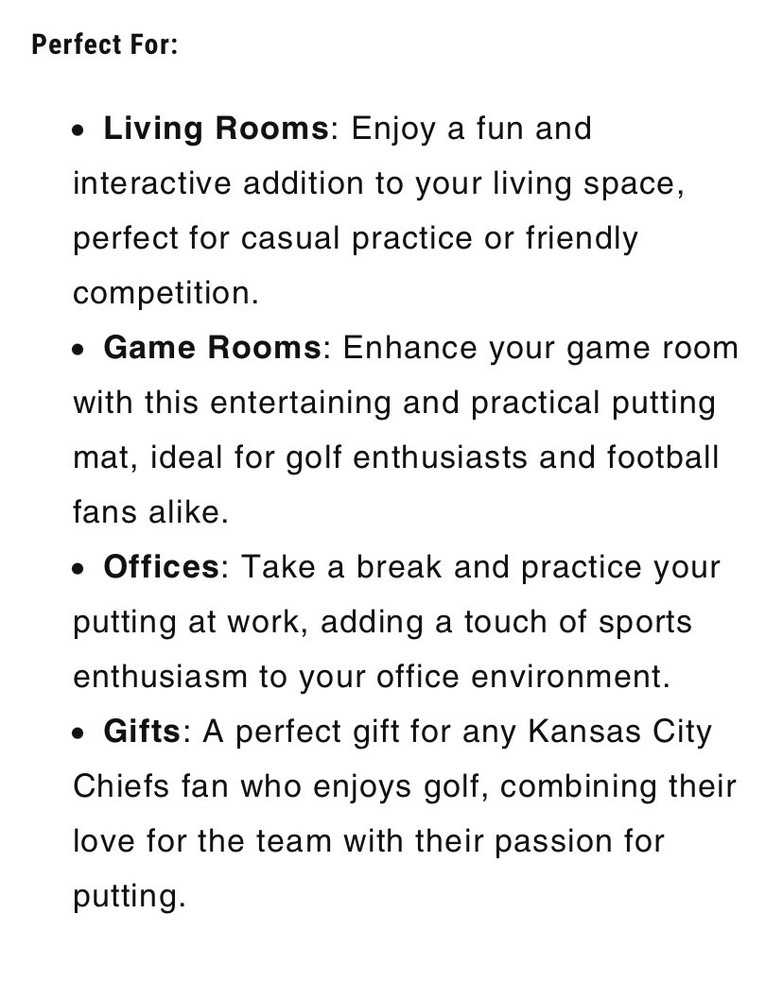 Dallas Cowboys Putting Mat