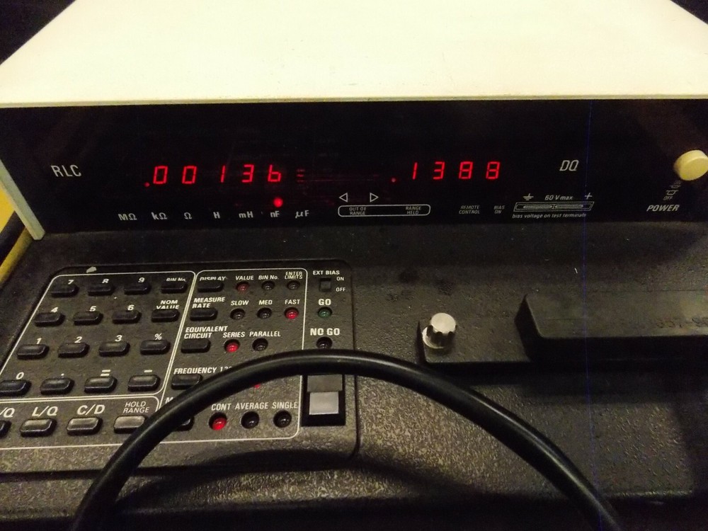 GenRad Quadtech IET Labs 1658 Precision RLC Digibridge Impedance Meter