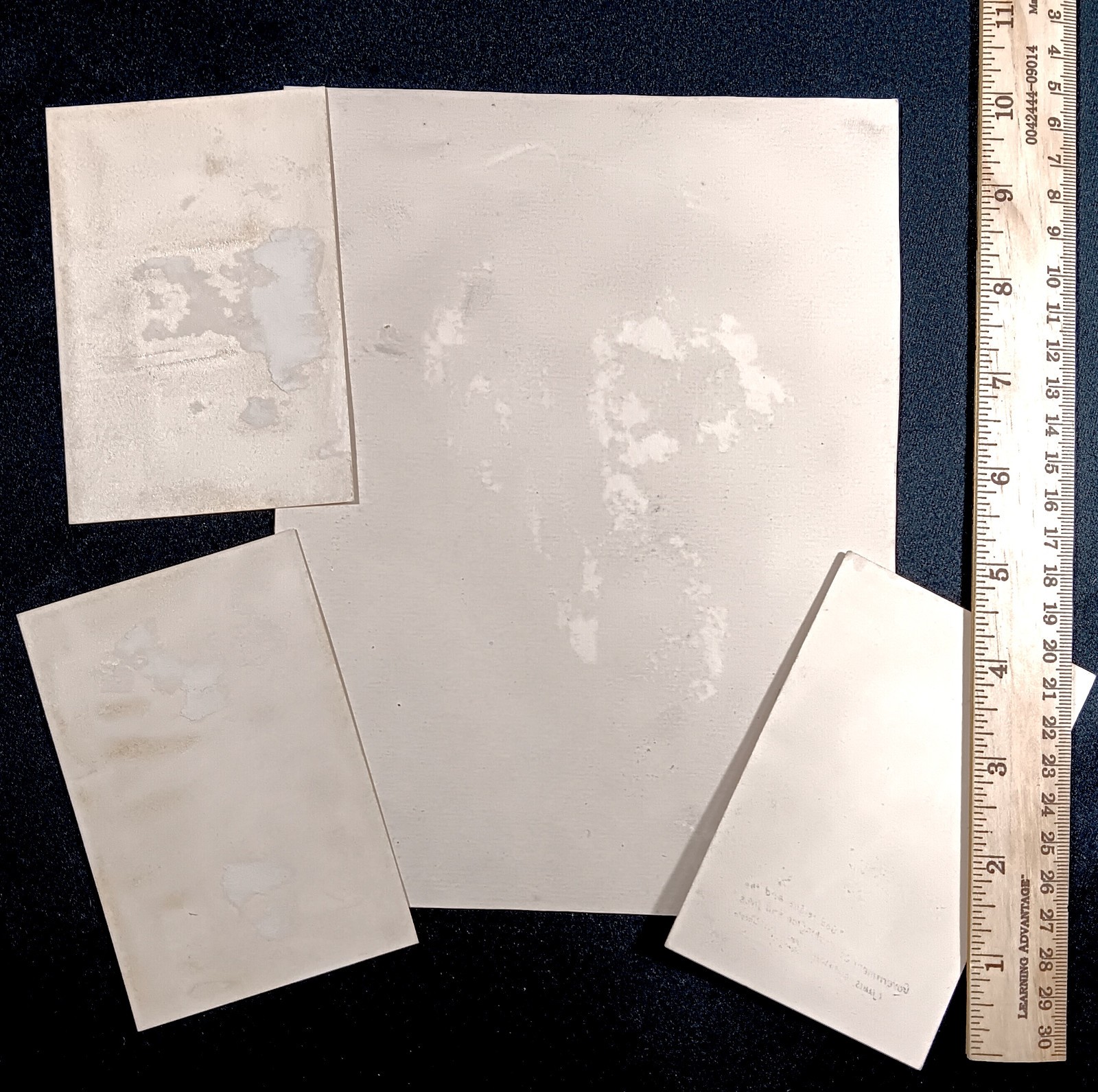 President James A Garfield 1881 RARE set 4x 1881 Widow Death Display Trade Cards