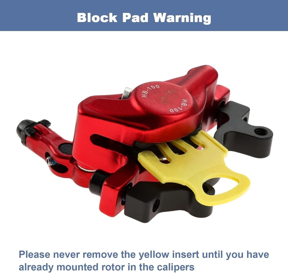 HB-100 Line Pulling Brake Calipers MTB 2PCS Red