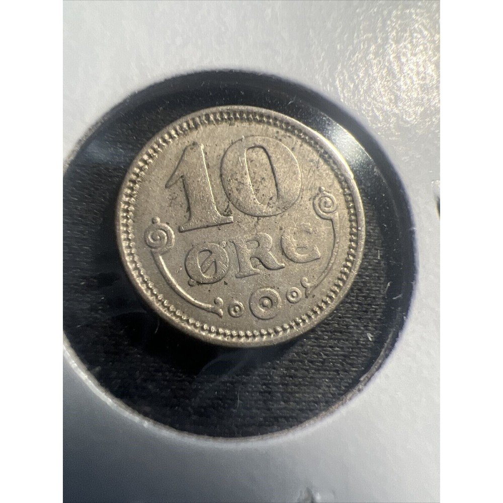 1921 Denmark 10 Ore Z857