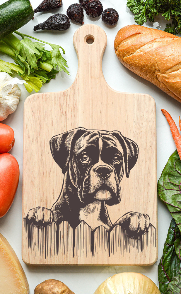 Boxer Cutting Cheese Board