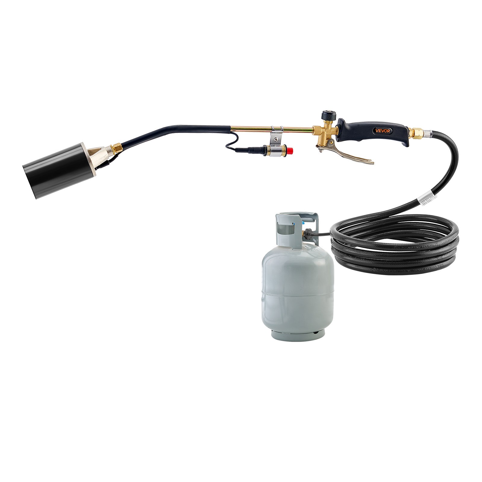 VEVOR Propane Weed Torch Burner Ice Snow Melter 1800000 BTU 10ft Hose Blow Torch