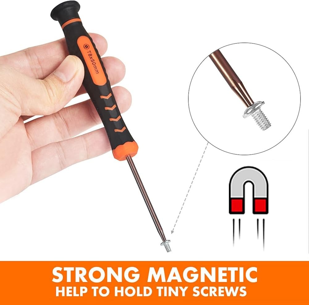 T8 Torx Screwdriver, TEMAN TR8 Torx Security Screwdriver for book,