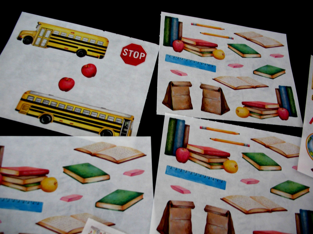 Scrapbooking Creative Memories School Stickers