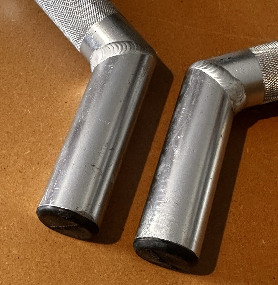 Vintage Control Stix Bar Ends - Silver - Pretty Darn Good Condition