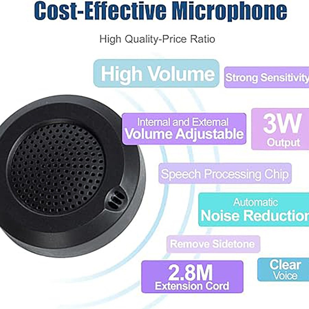 Counter Window Intercom Dual-Way Intercommunication Speaker for Bank Office