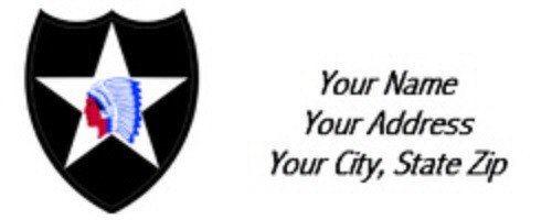 Address Labels - 2nd Infantry - Second to None