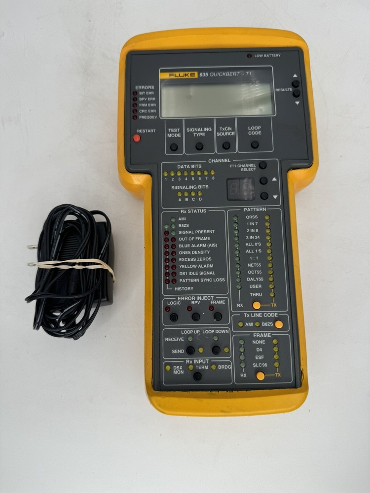 Fluke 635 Quickbert T1 - AS IS - Bad Battery