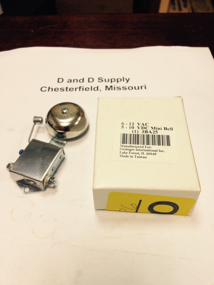 3BA25 Miniature Bell, Silver, 70dB @ 3 ft.