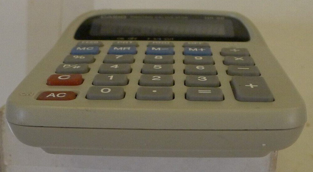 Casio HR-8B Printing Calculator Compact - Vintage