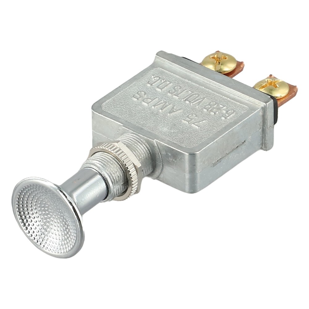 Push Pull Switch for Vehicles Rated at 75 Amps with Easy Installation Features