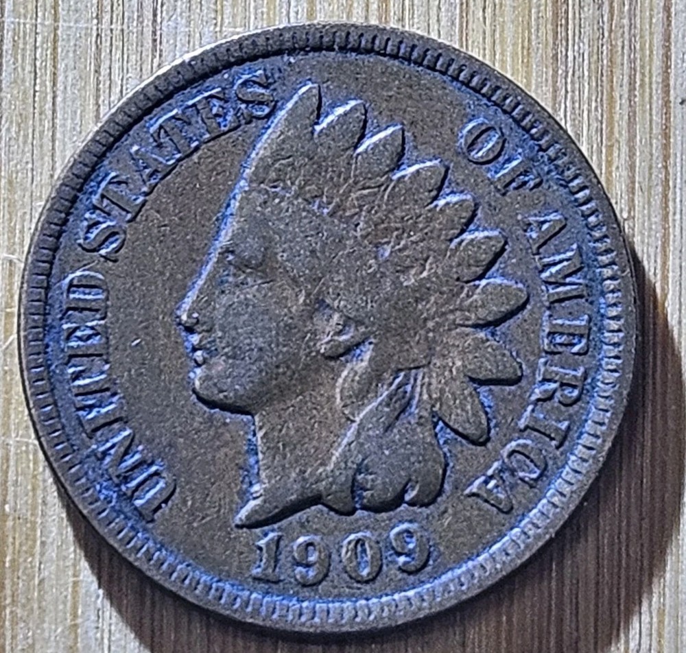 1909 1 Cent Indian Head Penny