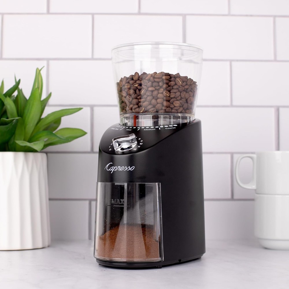 Infinity Plus Conical Burr Grinder - Black