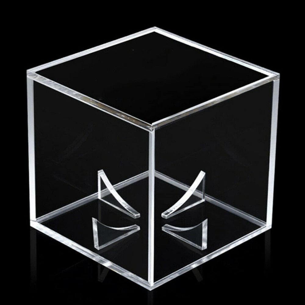4 Pack Acrylic Baseball Display Case - UV Protected Baseball Holder for Display,