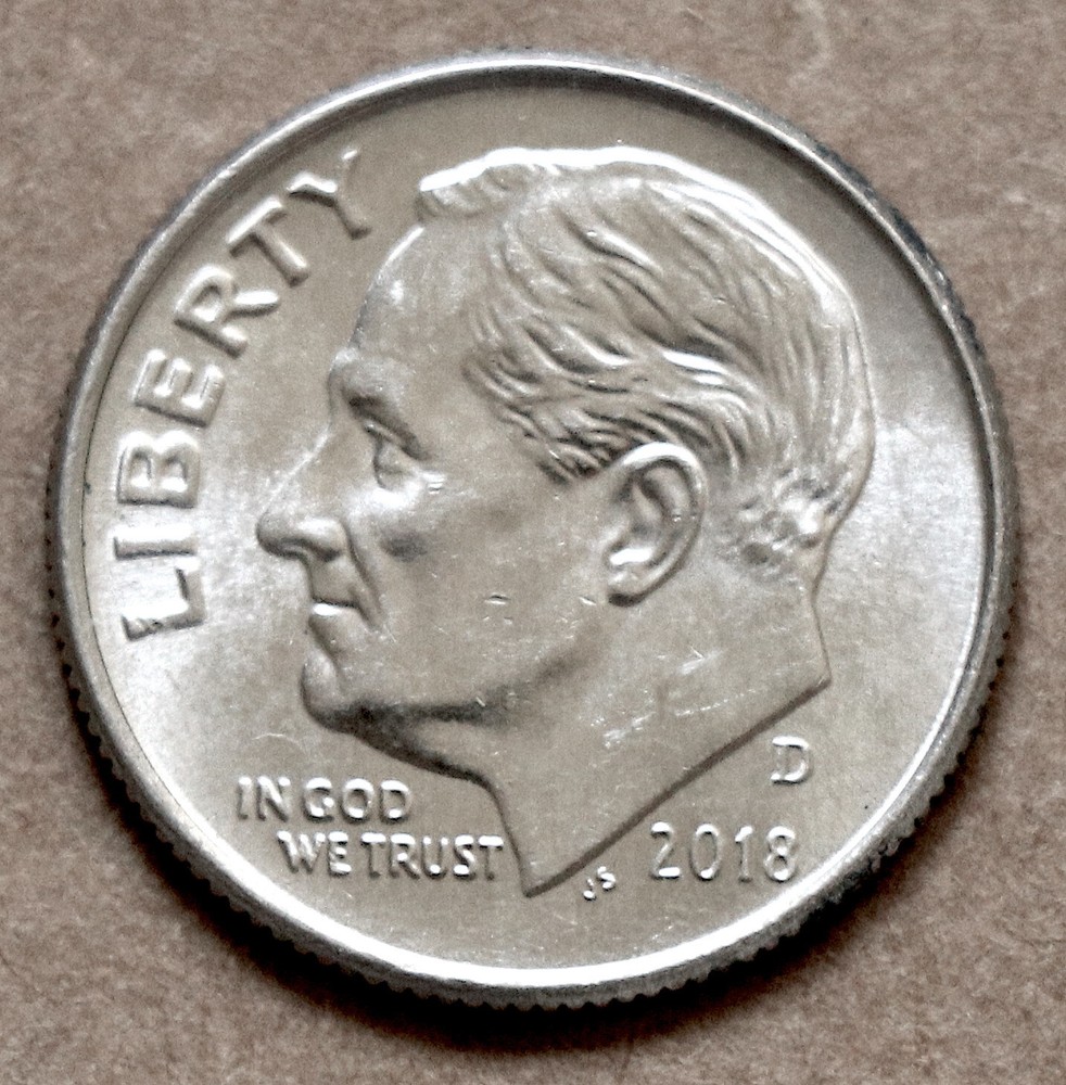 2018 D Roosevelt Dime BU