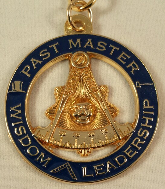 Freemason Past Master Key Chain