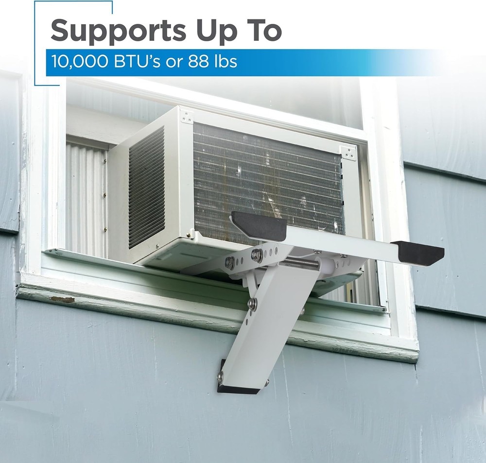 AC Support Bracket for All Window Sizes - Precision Level Included for Easy Use