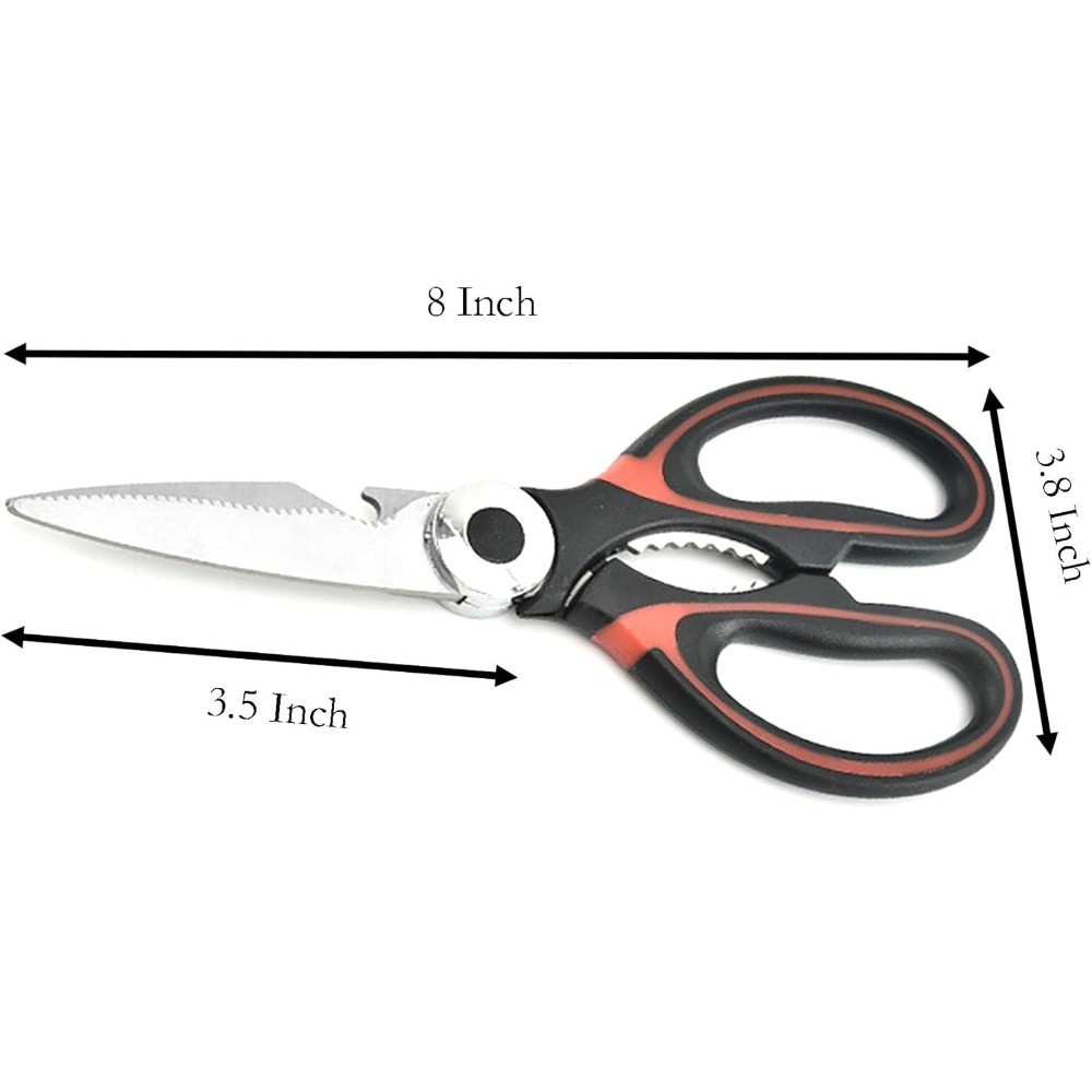 Heavy Duty Kitchen Scissors Multipurpose Sharp Stainless Steel Utility Shears