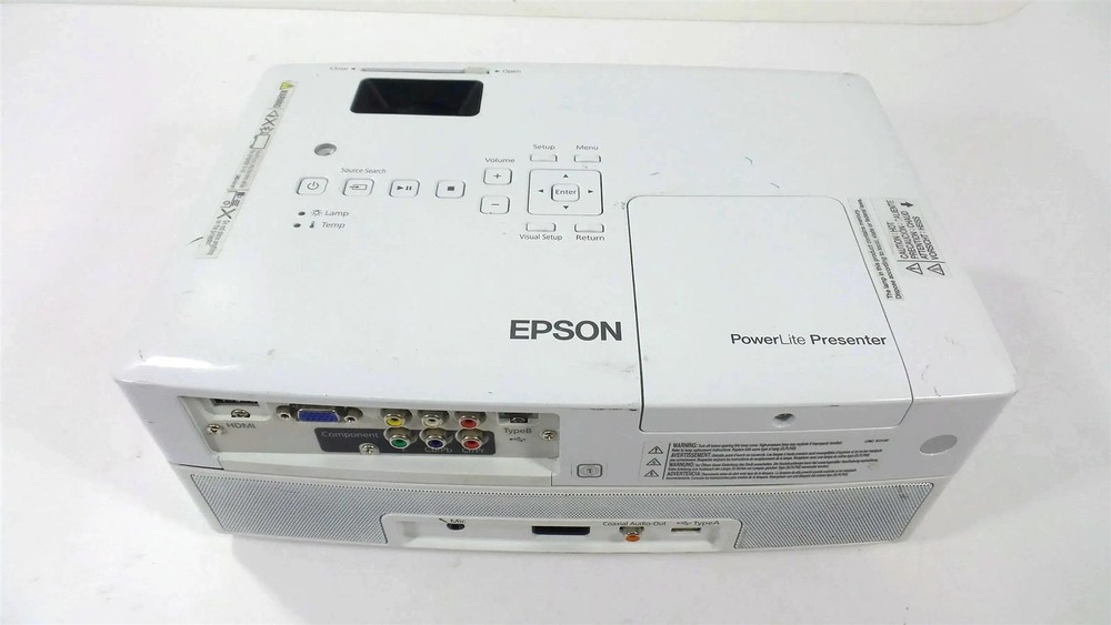 Epson PowerLite Presenter LCD Projector/DVD Player Combo - Lamp : 520 Hours