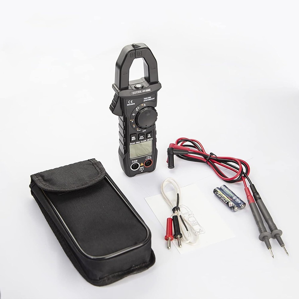 Clamp Multimeter AC DC Current Voltage T-RMS 6000 Count Meter Tester Diode Meter