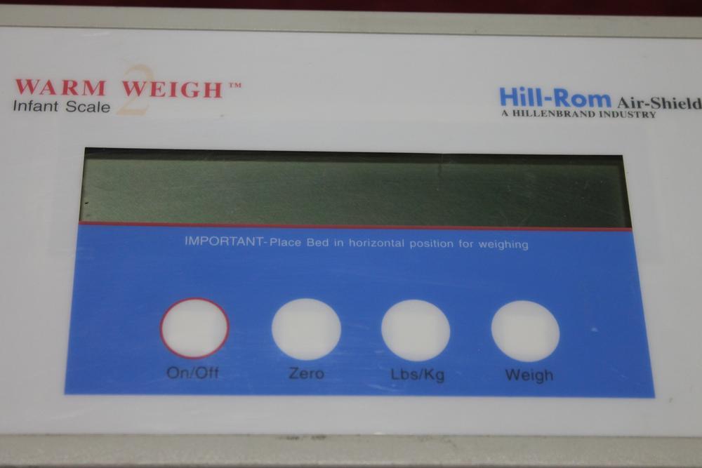 HILL-ROM WARM WEIGH INFANT SCALE DISPLAY MODULE INCUBATOR DISPLAY.