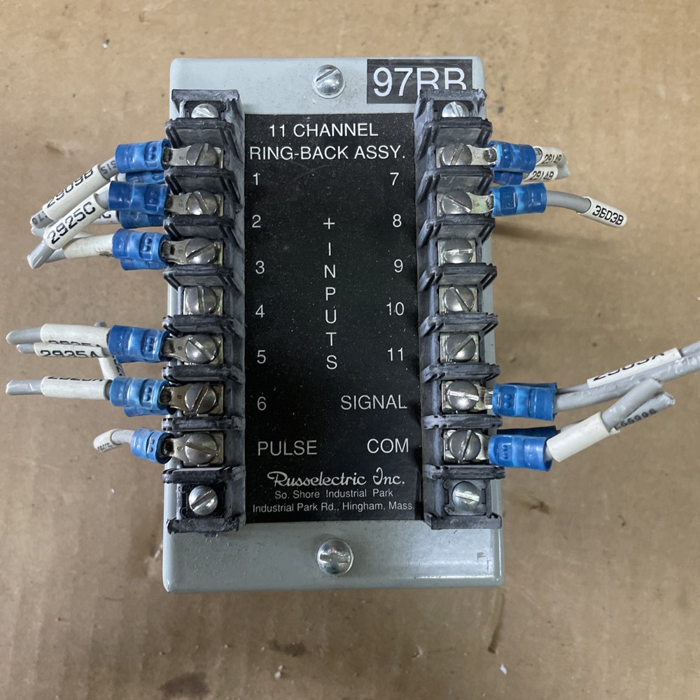 RUSSELECTRIC  11 CHANNEL RING BACK ASSY. SEE PICS