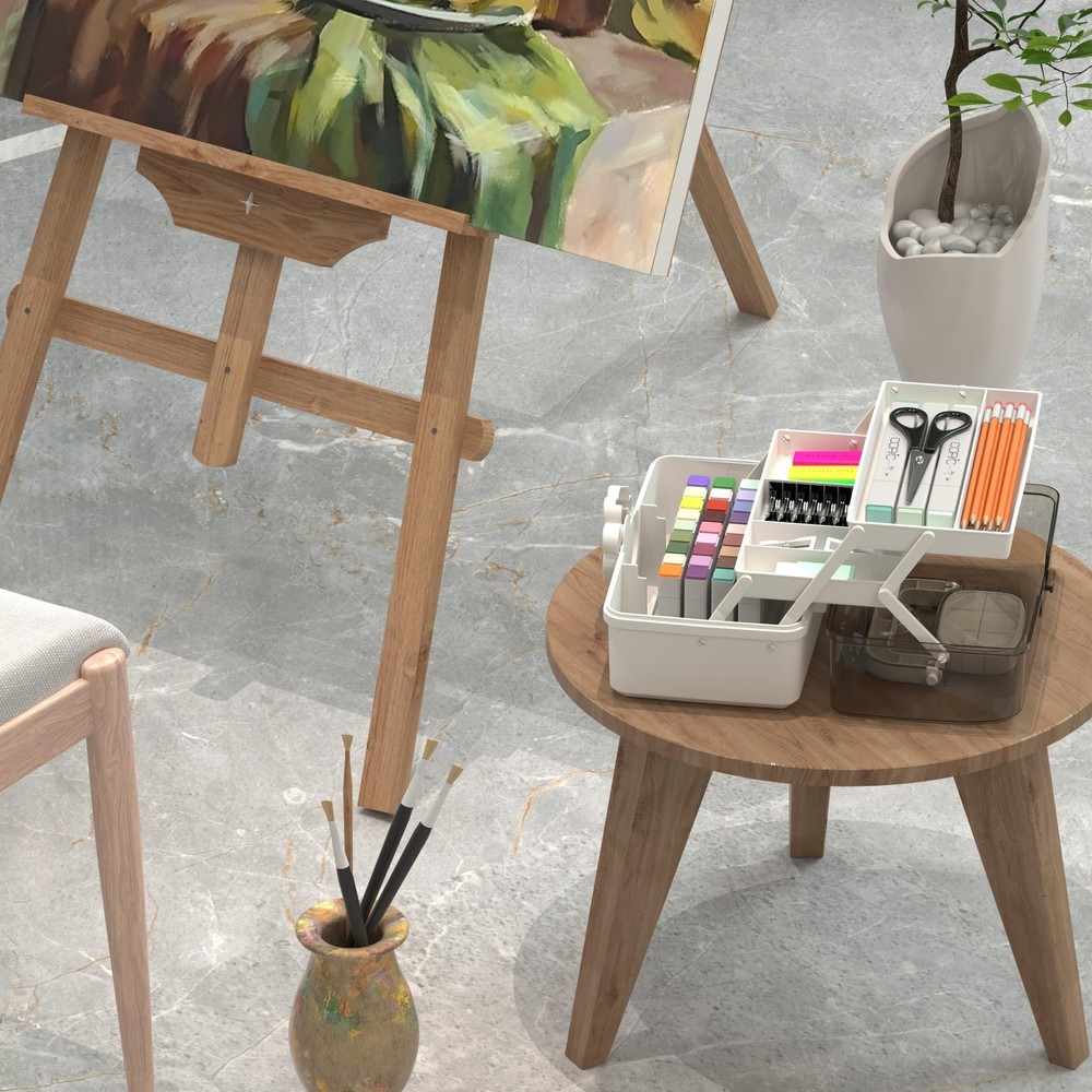 Hair Organizer with Handle sewing organizer，Lockable Three-Layer Multipurpose...