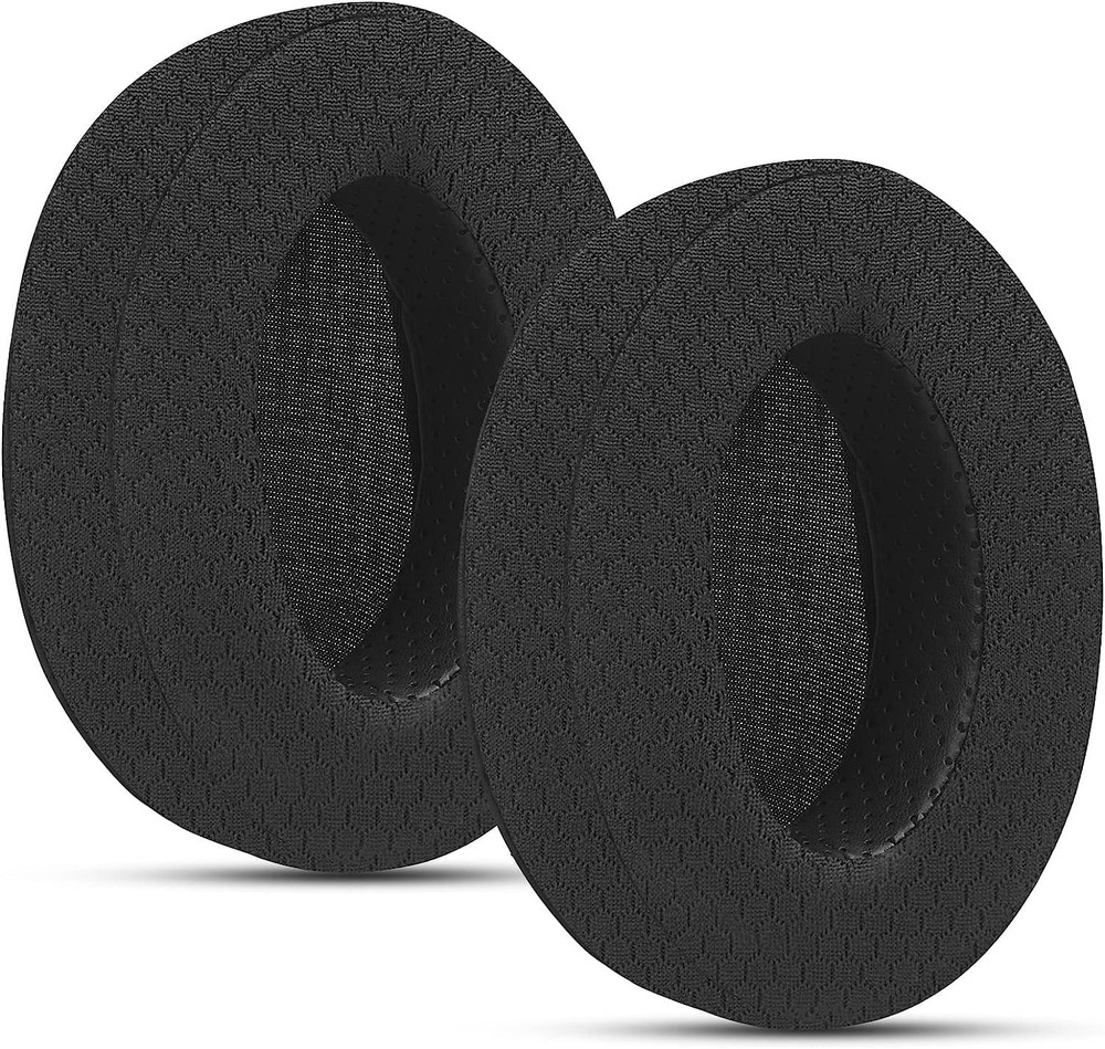 Upgraded Replacement Earpads Cushions for HyperX Cloud/Alpha, Audio Black