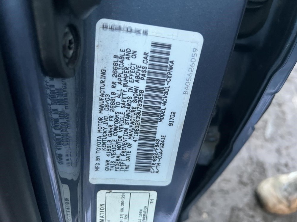 2003 CAMRY Third Brake Light OEM