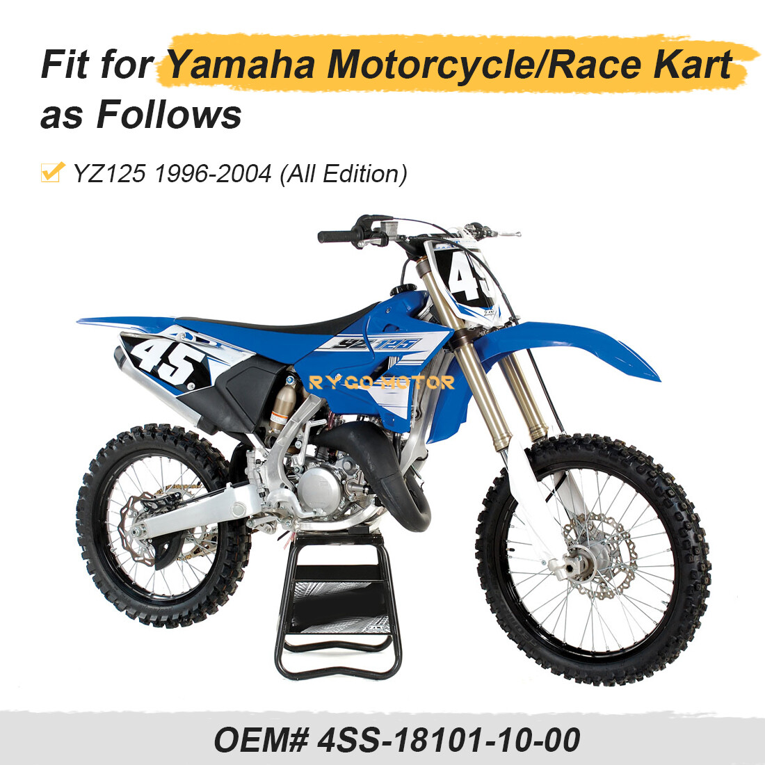 Shift Shifter Shaft Assembly for Yamaha 1996-2004 YZ125 YZ 125 4SS-18101-10-00