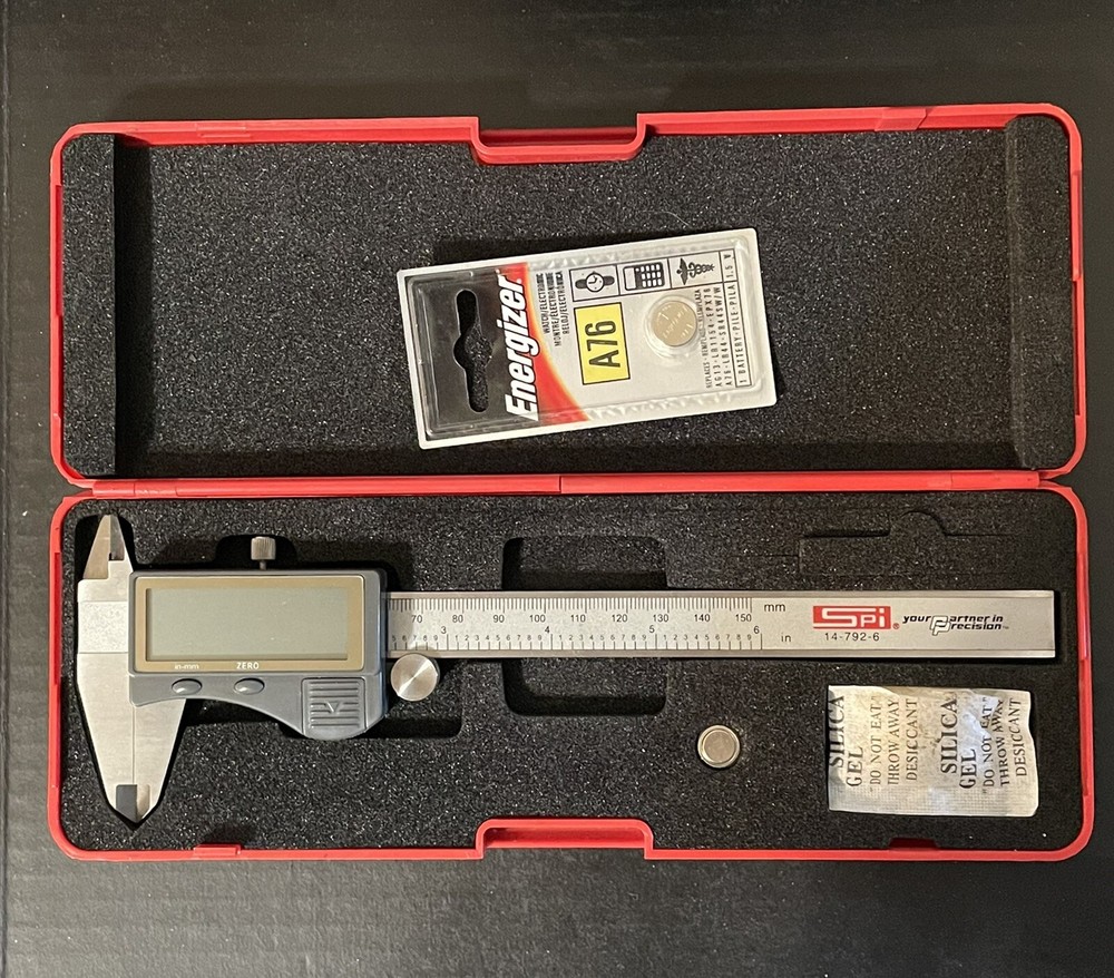 SPI 0-150mm 6" Electronic Digital Caliper (w/case)