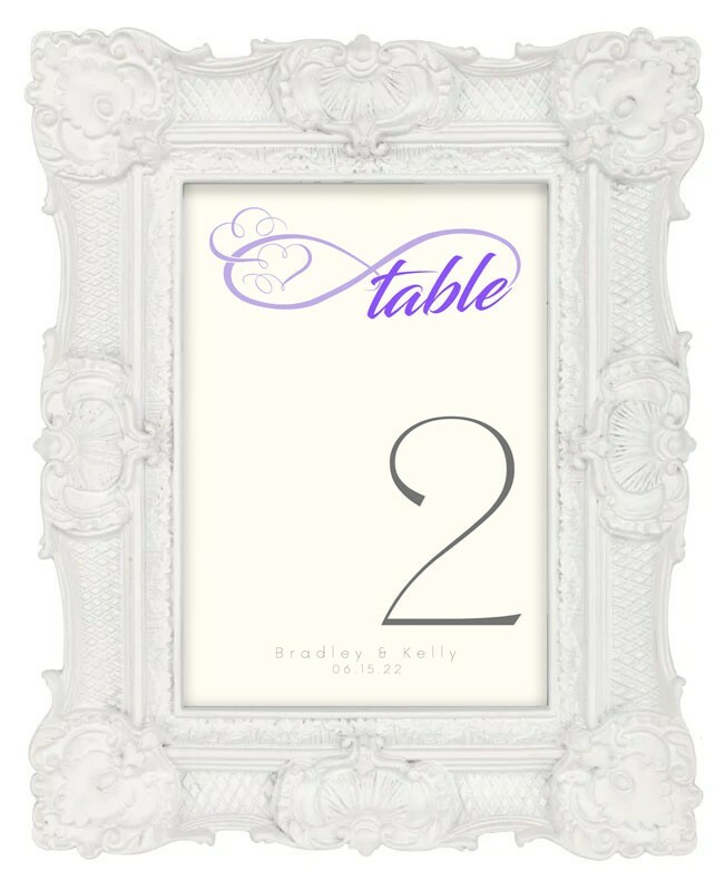 Table Number Template, Table Numbers, Printable Table Numbers, WEDDING
