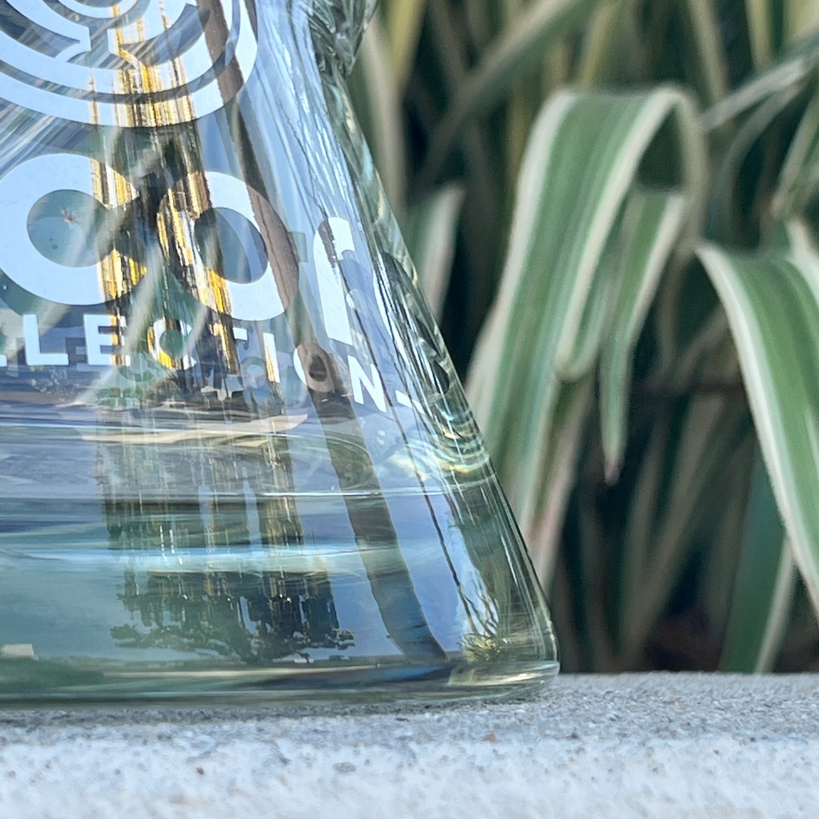 16" inch 50 x 7mm Wall Super Thick Base Color Glass Bong Tobacco Hookah Beaker