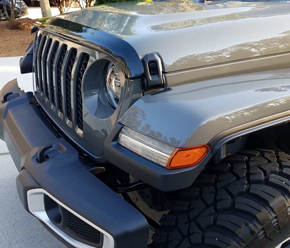 BugFlector Hood Protector Bug Shield Deflector for 19-25 Wrangler JL Gladiator