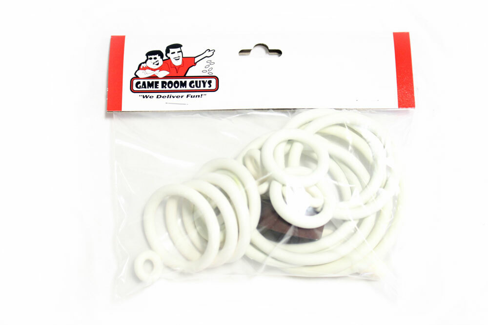 Williams Eager Beaver Pinball Machine Replacement Repair Rubber Ring Kit White