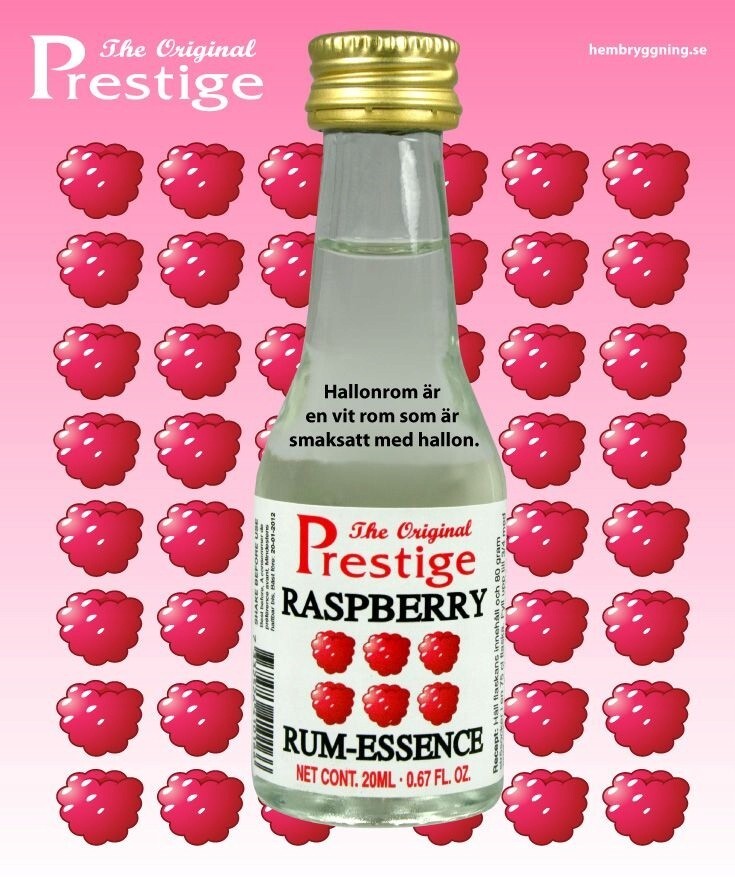 RASPBERRY RUM PRESTIGE FLAVOUR ESSENCE FOR ALCOHOL 20ml