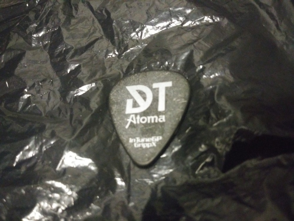 DARK TRANQUILLITY DT Atoma Christopher Amott Signature 2018 Tour GUITAR PICK