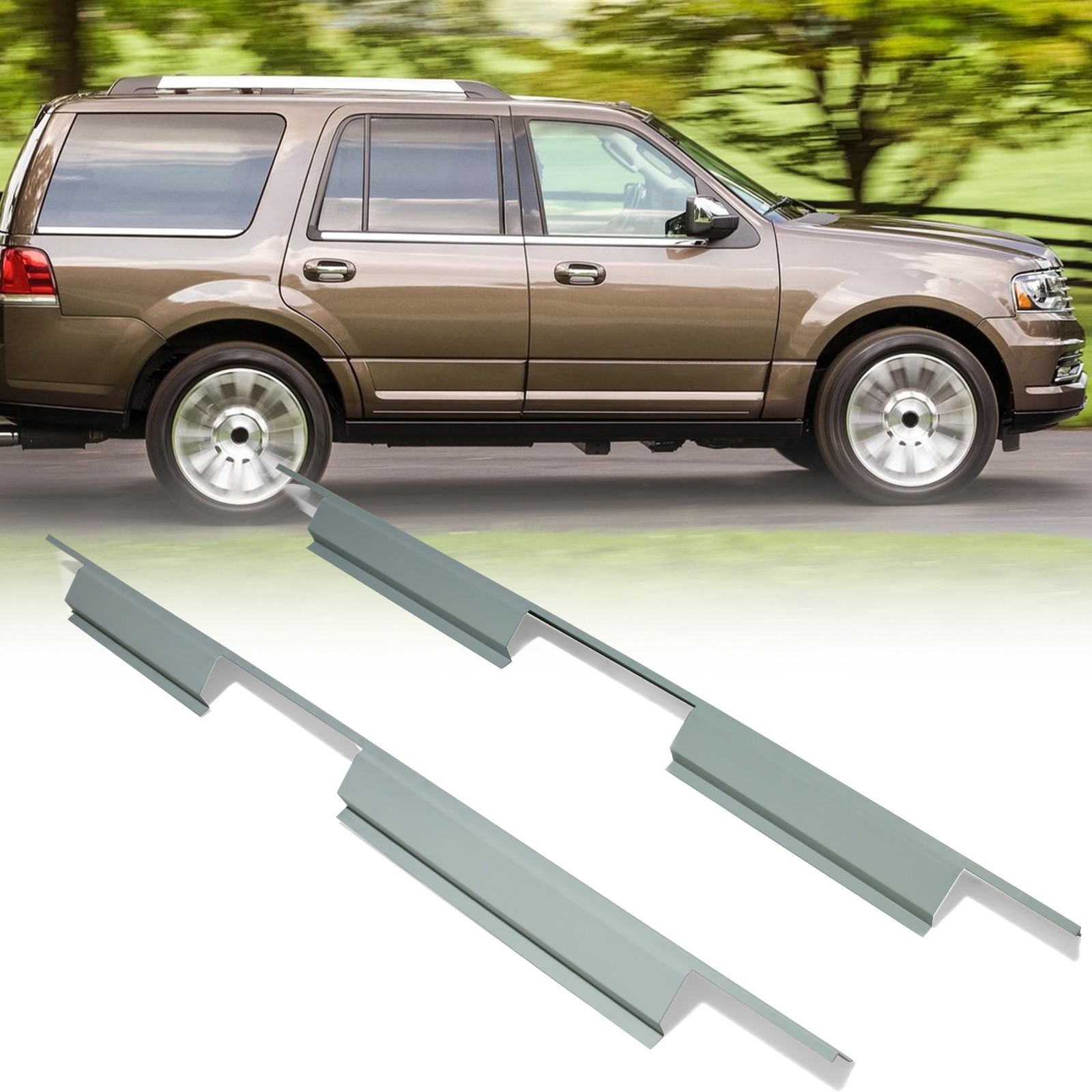 Pair Rocker Panels For 2007-2017 Lincoln Navigator Factory Style LH + RH