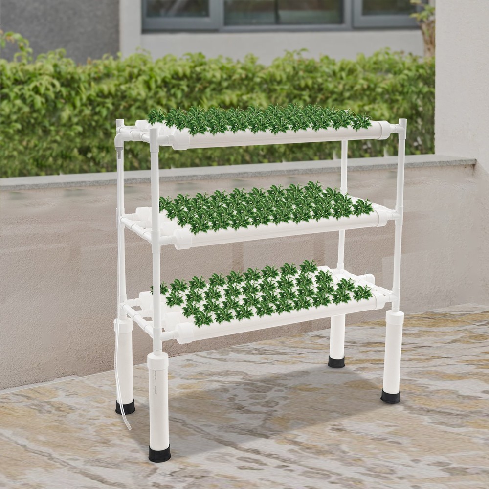 Vertical Hydroponics Growing Kit Hydroponic Rack 108-Hole Hydroponic Growing Kit