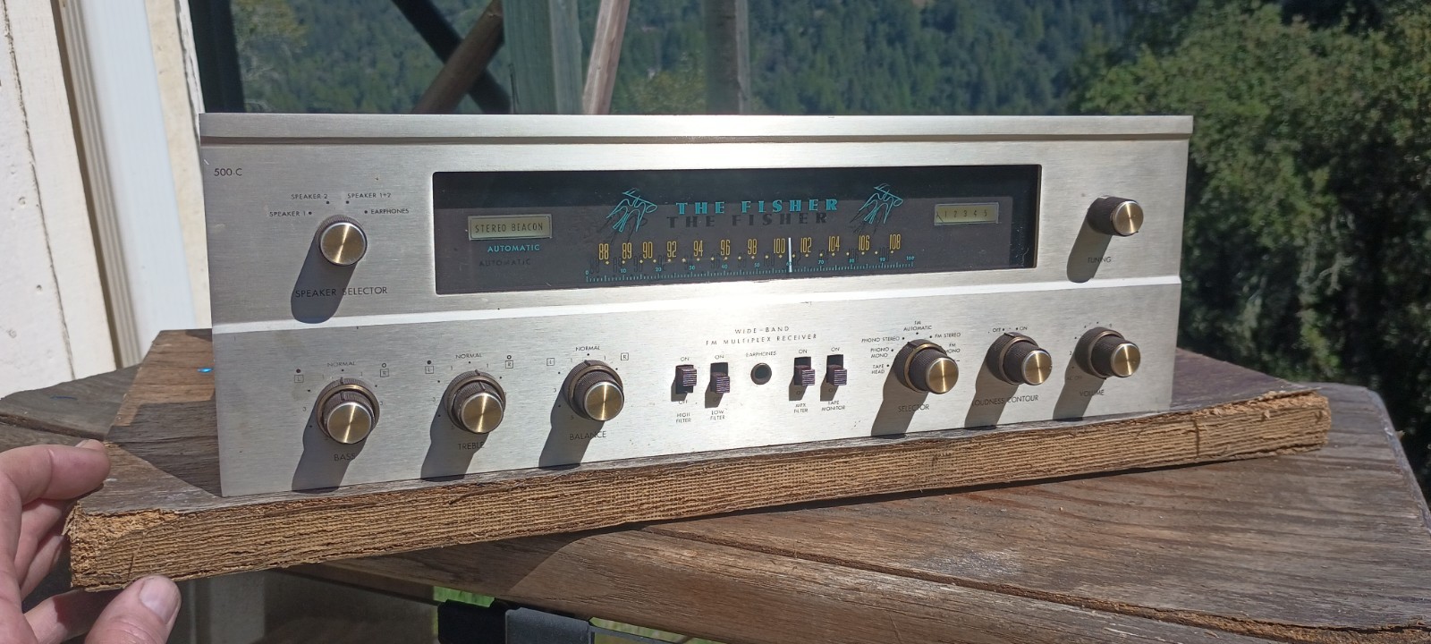 VINTAGE FISHER 500C TUBE RECEIVER, WORKING Condition