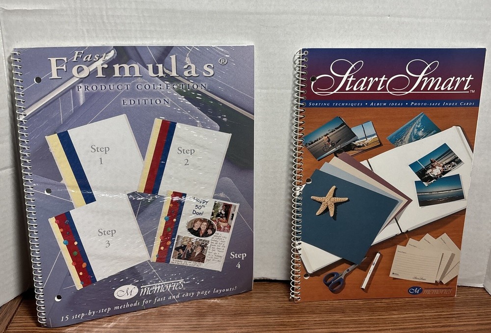 Creative Memories 2 Book Lot - Fast Formulas & Start Smart