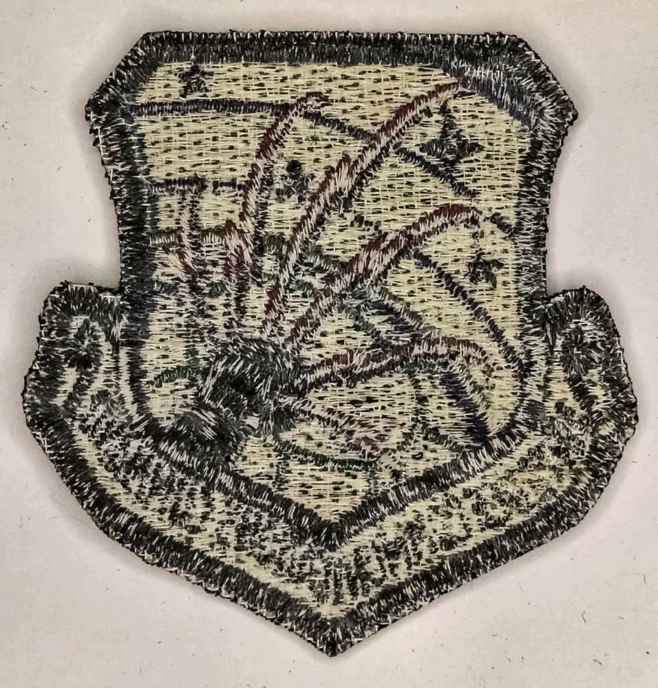 US Air Force Communications Command Shoulder Patch Subdued Sew On USAF