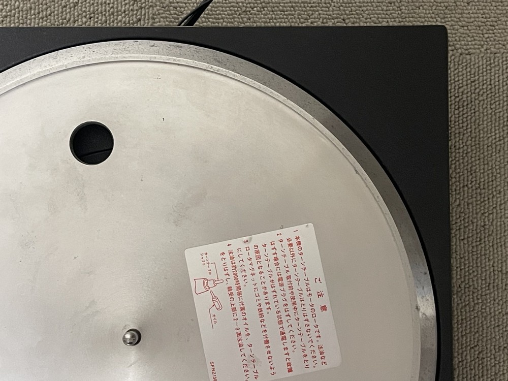 Technics SP-20 with Rubber Mat, User's Manual and Conveyor Screw Tested Working